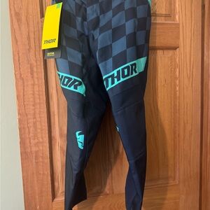 Thor Kids Checkered Blue Pants